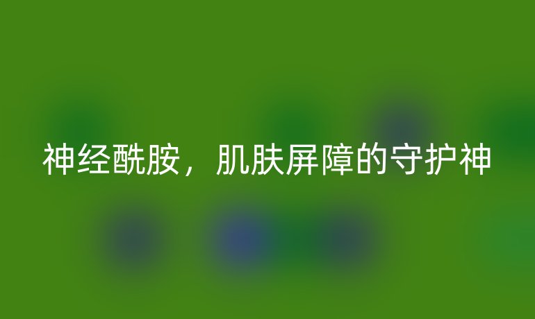 神經酰胺，肌膚屏障的守護神